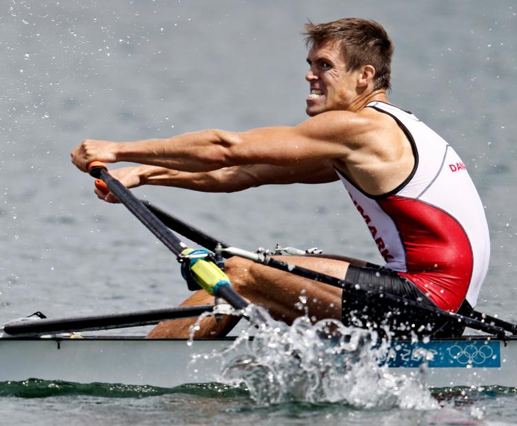 I 2012 vandt Mads Reinholdt Rasmussen OL-guld i letvægtsdobbeltsculler sammen med Rasmus Quist Hansen. Foto: Jens Dresling