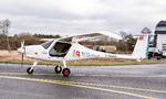 Forsvarsministeriets Materiel- og Indkøbsstyrelse og Flyvevåbnet fremviser el-fly, på Flyvestation Karup. Danmark har nu, som det første flyvevåben i verden, to el-fly på vingerne. Foto: Henning Bagger/Ritzau Scanpix