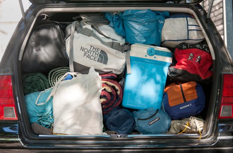 Mange danskere har pakket bilen til årets ferie.  Foto: Sebastian Gollnow/Ritzau Scanpix