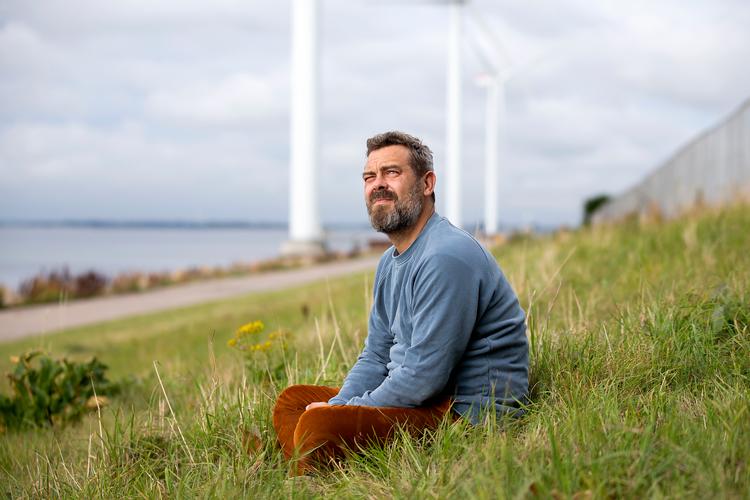 Svindlerne har bl.a. forsøgt at få fat i manuskriptet til  Kasper Colling Nielsens nyeste roman, som endda er udgivet.
 Foto: Finn Frandsen