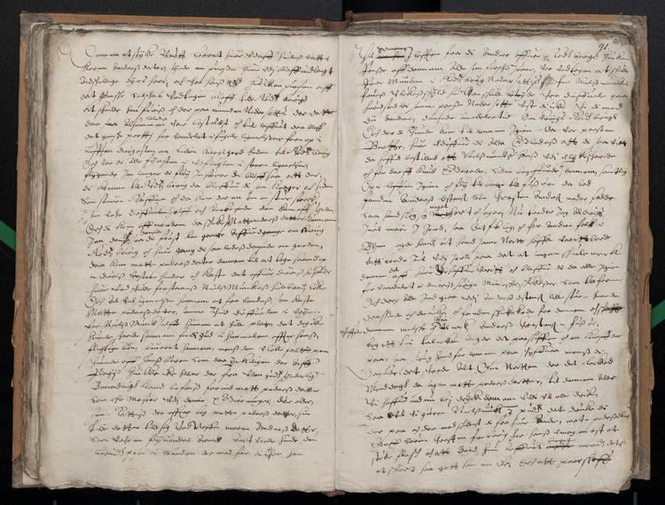 Djævlen selv var med i angrebet på Rosborg, som det kan læses i Dombog A 1640 (f. 90b). Den kan nu søges frem på arkivalieronline.dk. Foto: Arkivalieronline