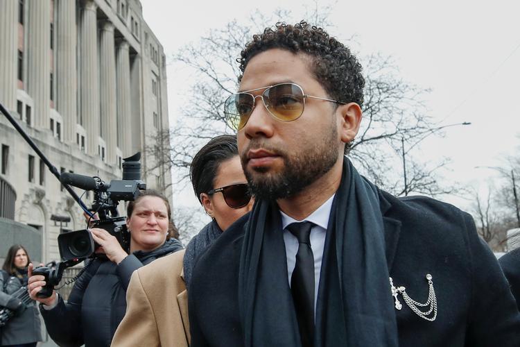 Jussie Smollett på vej til retten i Chicago. Foto: Kamil Krzaczynski/Ritzau Scanpix