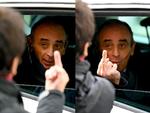   Som vist i denne fotomontage gav Èric Zemmour igen, da han lørdag fik fingeren i Marseille. Kritikere fremhæver, at han ikke formåede at bevare roen, og at en præsidentkandidat ikke nedværdiger sig til at svare igen på provokationer.   Foto: Nicolas Tucat/Ritzau Scanpix