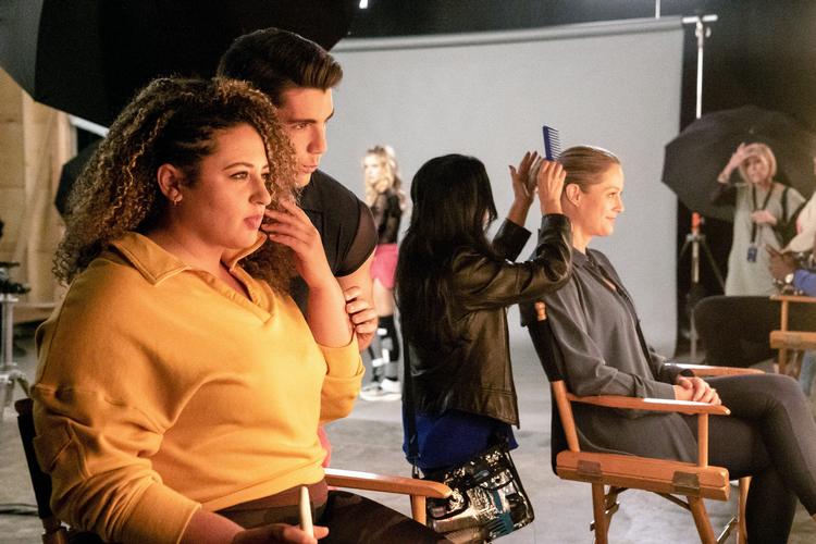 Den unge mor Gabby er en af deltagerne i det dansetalentshow, som er omdrejningspunktet i 'The Big Leap'. 