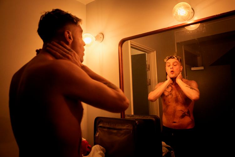 Nicholas Westwood Kidd, alias Kidd, er dansk rapper, sangskriver og medstifter af pladeselskabet Cheff Records.  Foto: Mads Nissen
