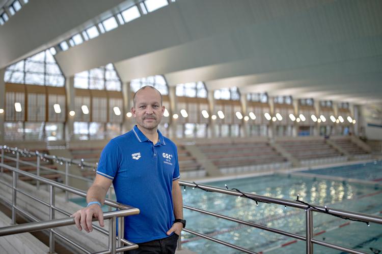 Gladsaxe Svøms sportschef Kim Marquardt vil fremover begynde at tænke klimaet ind i foreningens aktiviteter. Foto: Miriam Dalsgaard