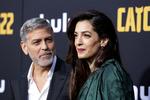 Sammen med hustruen og menneskeretsadvokaten Amal Clooney besluttede George Clooney at sige nej tak til at deltage i en reklame til 230 millioner for et flyselskab. Foto: Monica Almeida/Ritzau Scanpix
