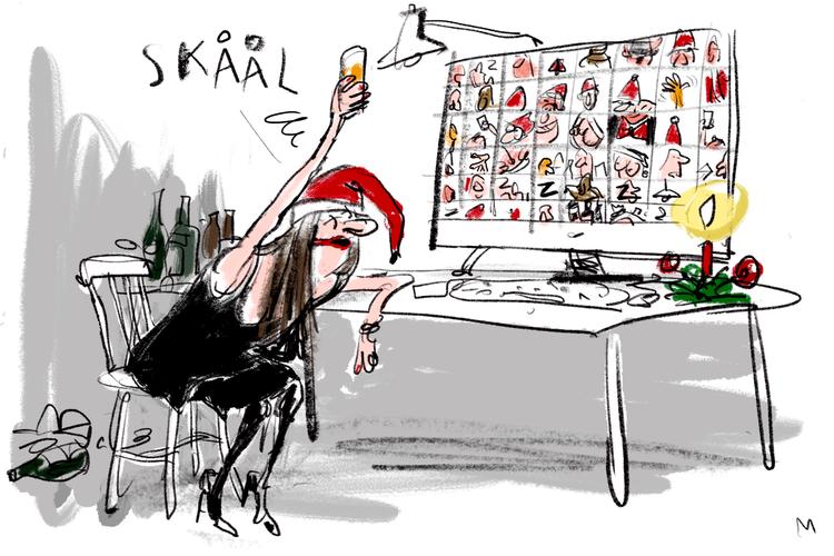 Tegning  Mette Dreyer