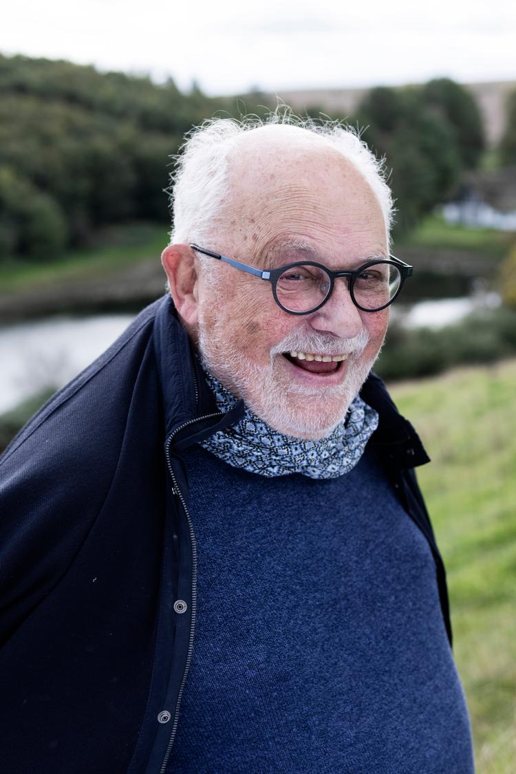 Forfatter og lektor emeritus Hans Boll-Johansen har skrevet bøger om alt fra fransk identitet til sin barndoms Sønderjylland.  Foto: Gregers Tycho/Gregers Tycho