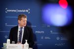 Søren Brostrøm ved dagens pressemøde.  Foto: Jens Dresling