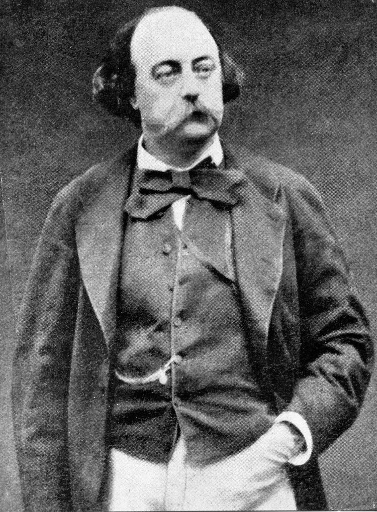 Gustave Flaubert blev født 12. december 1821, i Rouen, Frankrig, og døde 8. maj 1880.  