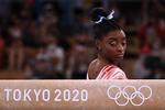 Efter OL har Simone Biles droslet ned på træningen. Hun er i tvivl om, hvorvidt hun vil fortsætte som elitesportsudøver.  Foto: Lionel Bonaventure/Ritzau Scanpix