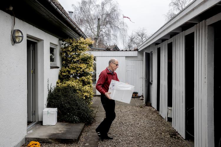 Politikens afsløringer af Nemlig.com-chaufførernes vilkår fik Henning Jensen til at droppe det store netsupermarked. I dag får han sine varer fra konkurrenten Coop.   Foto: Peter Hove Olesen