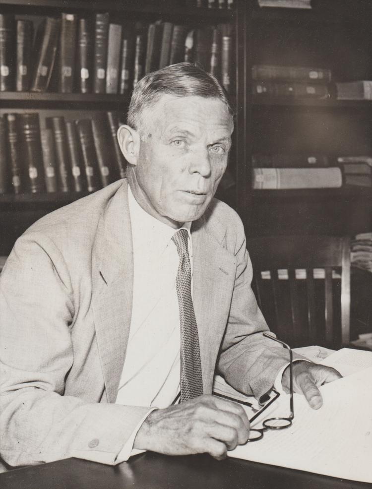 Den tysktalende historiker og demokrat fra et mindre universitet William Edward Dodd blev et højtråbende og udiplomatisk vidne til nazismens forfærdelige fremmarch i 1930’ernes Tyskland. Foto: International News Service