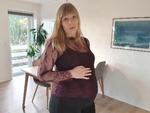 Af frygt for at blive smittet med covid-19 har gravide Heidi Andersen, hendes mand og fireårige søn mere eller mindre isoleret sig i hjemmet. Foto: Privatfoto