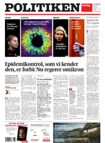 A_forsiden_Lø Politiken 18-12-2021 Lands 1udg