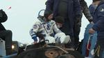 Den japanske milliardær Yusaku Maezawa er tilbage på Jorden efter at have tilbragt 12 dage på Den Internationale Rumstation, ISS. Foto: Roscosmos/Ritzau Scanpix