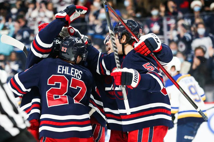 Det danske herrer ishockeylandshold kan meget vel blive uden Nikolaj Ehlers i truppen, hvis NHL-klubberne nægter at frigive spillere til de oplympiske vinterlege. Foto: Terrence Lee/Ritzau Scanpix