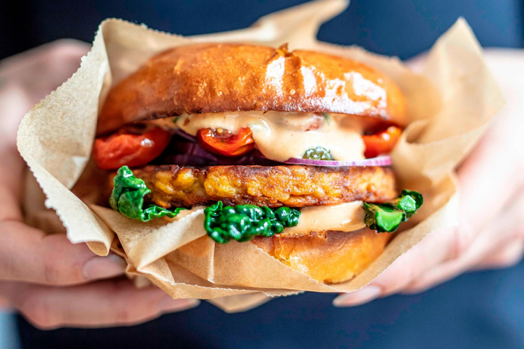 Burger med bearnaise