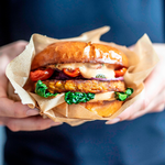 Burger og vin kan sagtens passe sammen. 