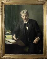 Klaus Rothstein har altid været fascineret af Georg Brandes – her som maleren P.S. Krøyer så ham – og den ulykkelige relation til Victoria Benedictsson, og den affære danner nu afsæt for fem radioudsendelser om 'det moderne sammenbrud'.   Arkivfoto Morten Langkilde