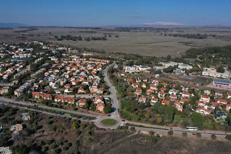 Katzrin - den største israelske bosættelse på de besatte syriske Golan-højder. Israels regering vil fordoble antallet af bosættere, men nybyggere står ikke i kø for at komme til...
 Foto: Menahem Kahana/Ritzau Scanpix