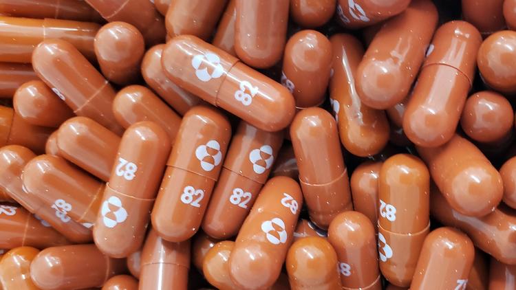 (FILES) This handout file photo obtained May 26, 2021, courtesy of Merck &amp; Co, Inc. shows capsules of the investigational antiviral pill Molnupiravir. - The US Food and Drug Administration (FDA) on Thursday authorized Merck's Covid pill, Molnupiravir, for high risk adults, a day after a similar pill by Pfizer was given the green light. "Today's authorization provides an additional treatment option against the COVID-19 virus in the form of a pill that can be taken orally, " said FDA scientist Patrizia Cavazzoni. (Photo by Handout / Merck &amp; Co, Inc. / AFP) / RESTRICTED TO EDITORIAL USE - MANDATORY CREDIT "AFP PHOTO /Merck &amp; Co, Inc./HANDOUT" - NO MARKETING - NO ADVERTISING CAMPAIGNS - DISTRIBUTED AS A SERVICE TO CLIENTS Foto: Handout/Ritzau Scanpix