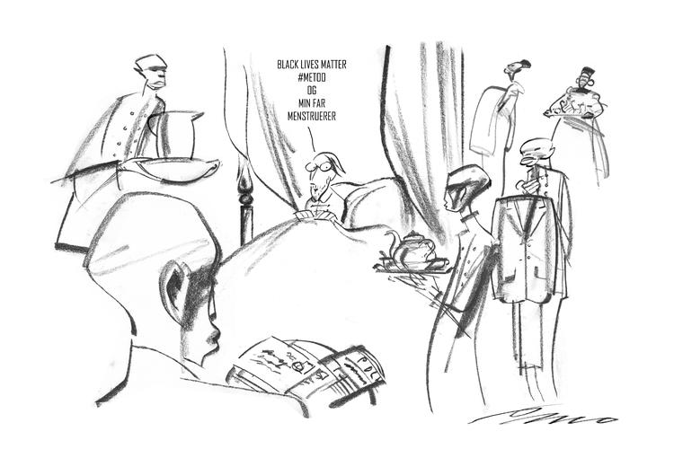 Tegning  Per Marquard Otzen
