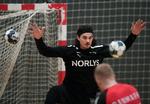 Jannick Green deltog ved mandagens træning forud for EM-slutrunden..   Foto: Lars Poulsen