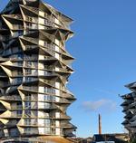 Kaktus-tårnene på Vesterbro som de skal se ud, når altanerne er færdige. Foto: Karsten Ifversen