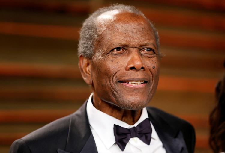 Sidney Poitier ses her til Oscar-fest i 2014.  Foto: Danny Moloshok/Ritzau Scanpix
