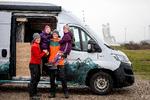 Familien Sørensen købte en autocamper til deres seks måneder lange rejse rundt i Danmark. De blev så begejstrede for den, at den nu er deres eneste bil, og de tager ofte afsted på tur i weekenden. Foto: Finn Frandsen