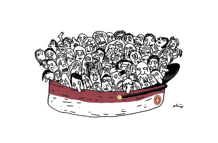 Tegning  Philip Ytournel