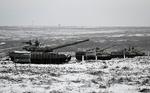 Rusland har opmarcheret store styrker nær grænsen til Ukraine. Billedet er fra 12. januar.  Foto: Sergey Pivovarov/Ritzau Scanpix