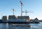 Der bliver bygget nye boliger på Papirøen på Holmen i København.  Foto: Thomas Borberg