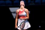 For første gang besejrede Clara Tauson en modstander fra verdensranglistens top-10, da hun spillede sig frem til 3. runde i Australian Open. Foto: Martin Keep/Ritzau Scanpix