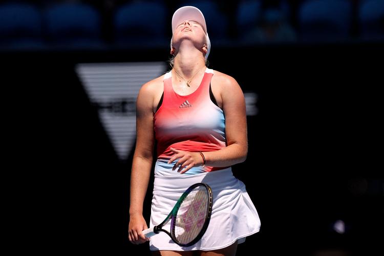 For første gang besejrede Clara Tauson en modstander fra verdensranglistens top-10, da hun spillede sig frem til 3. runde i Australian Open. Foto: Martin Keep/Ritzau Scanpix