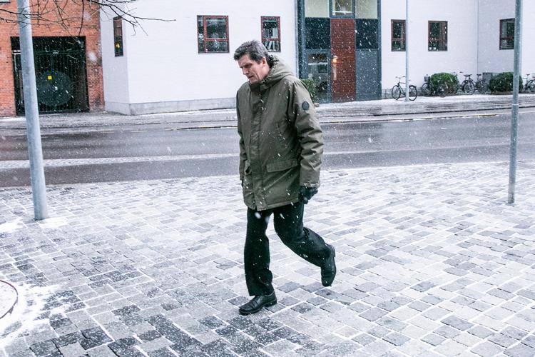 Uffe Stormly, der er stabschef i Rigspolitiet forklarede torsdag, at han havde godkendt politiets omstridte actioncard. Foto: Ólafur Steinar Rye Gestsson/Ritzau Scanpix