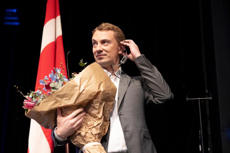 Søndag i Herning lovede Morten Messerschmidt i sin tale som ny formand, at hans rivaler og deres støtter ikke skal frygte repressalier.  Foto: Tilde Døssing Tornbjerg