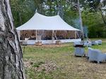 I Odsherred kan du den kommende sommer kombinere glamping-fænomenet med maden fra michelinrestauranten Formel B. Foto: Lillero