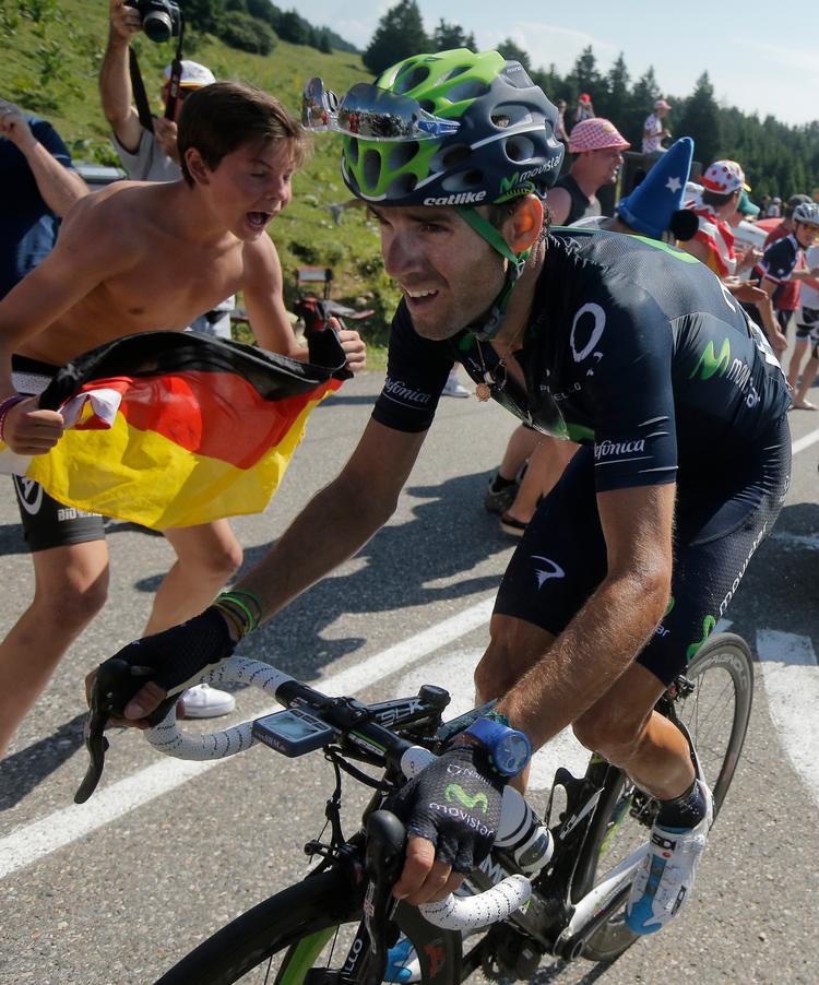 Alejandro Valverde var flere gange en af favoritterne til at vinde Tour de France, men det lykkedes ham aldrig. Foto: Laurent Cipriani/Ritzau Scanpix