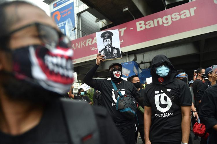  Demonstration imod korruption i Malaysia.
 Foto: Arif Kartono/Ritzau Scanpix