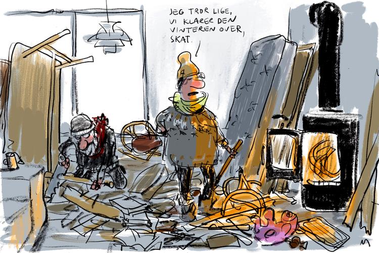 Tegning  Mette Dreyer
