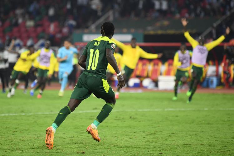 Sadio Mané spillede egentlig ikke nogen stor finale for Senegal, men det var alligevel ham, der sikrede sin nation den første afrikanske titel.  Foto: Charly Triballeau/Ritzau Scanpix