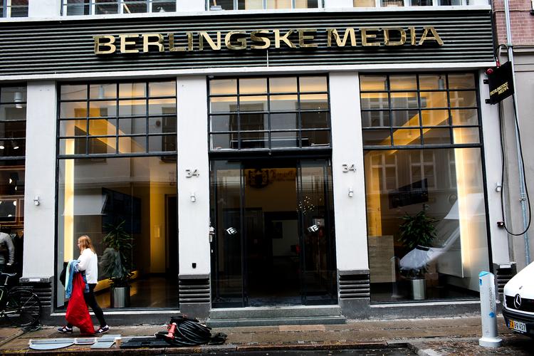 Berlingske Media i Pilestræde, hvor Berlingskes redaktionslokaler ligger. Foto: Per Folkver