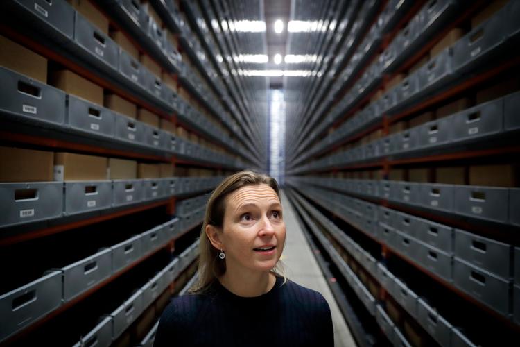 Med flytningen af Rigsarkivets hovedsæde har Anne-Sofie Jensen også lanceret en ny digital arkiveringspolitik, og der er etableret højlagermagasiner på Kalvebod Brygge. Arkivfoto Jens Dresling