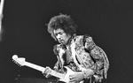 Her ses Jimi Hendrix i Falkoner Centret i København. Foto: Jacob Maarbjerg