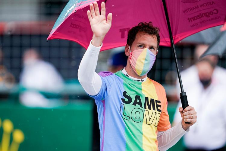 I august var det i forhold til homoseksuelles rettigheder i Ungarn, at den tyske formel 1-kører Sebastian Vettel brugte sin indflydelse.  Foto: James Gasperotti/Ritzau Scanpix