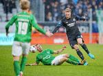 Med sit mål til 2-0 i overtiden scorede Nicolai Jørgensen i Superligaen for første gang siden 26. maj 2016. Foto: Bo Amstrup/Ritzau Scanpix