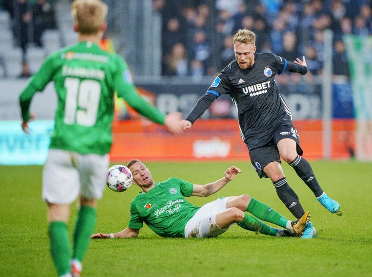Med sit mål til 2-0 i overtiden scorede Nicolai Jørgensen i Superligaen for første gang siden 26. maj 2016. Foto: Bo Amstrup/Ritzau Scanpix